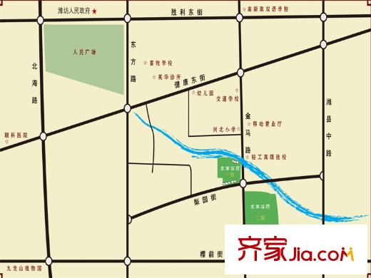 水岸華府交通圖