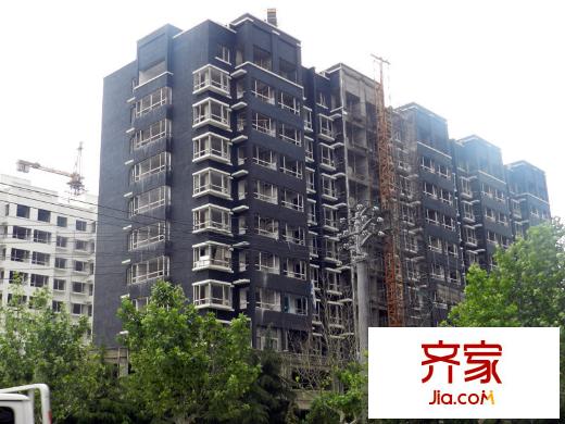福源居小區(qū)外景圖項目工地實景圖（2013-05-28）