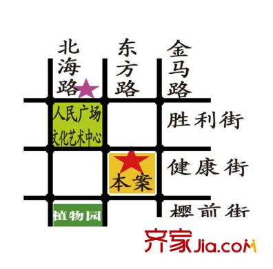 凱旋國(guó)際花園交通圖
