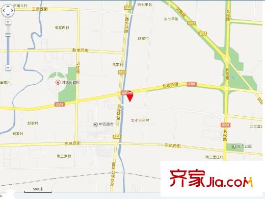恒信錦繡名郡交通圖