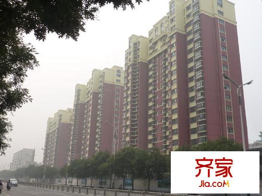 玫瑰國(guó)際外景圖高層樓體施工實(shí)景（20120613）