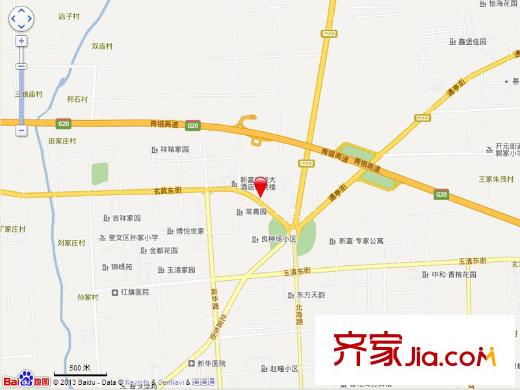 高速仁和盛庭交通圖