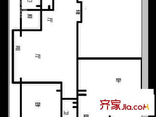 北?；▓@ 3室 戶型圖