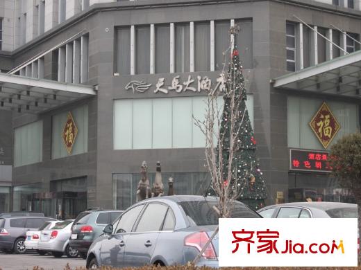 翰林新城配套圖西350米天馬大酒店