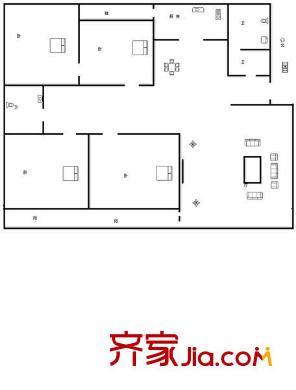 金都花園 4室 戶型圖