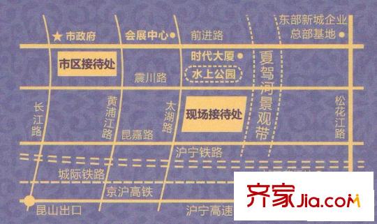 東城藍(lán)郡交通圖