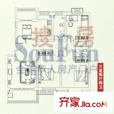 中央麗景 戶型圖