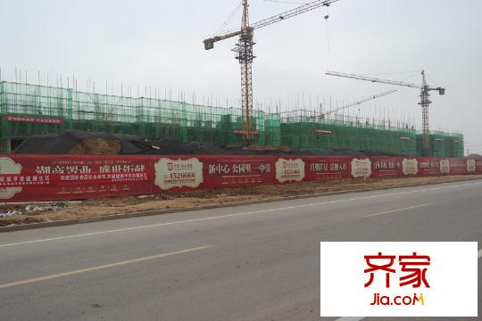 世貿(mào)尚水名邸一期工地施工（2015-11-17）