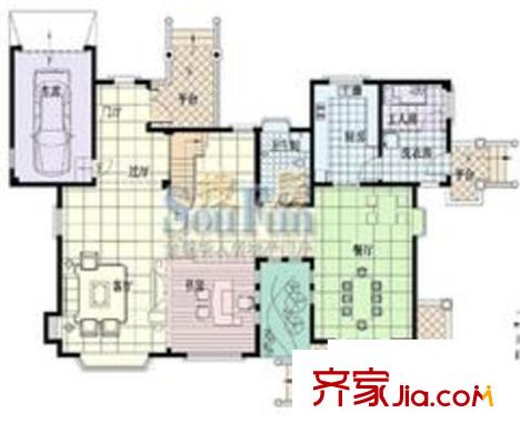 泰泓花園K型 5室3廳3衛(wèi)1廚