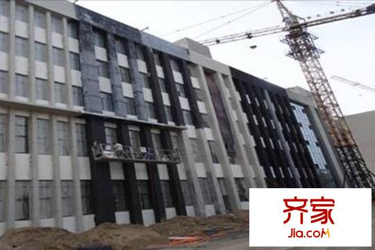 卓達濰坊生態(tài)產(chǎn)業(yè)新城綜合樓施工進度（2014-12-16）