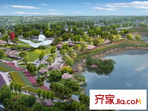 峽山中央華府南10米水中央公園