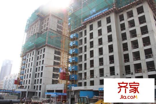 卓信EHO國際社區(qū)1、2號樓施工至16層（2015-9-14）