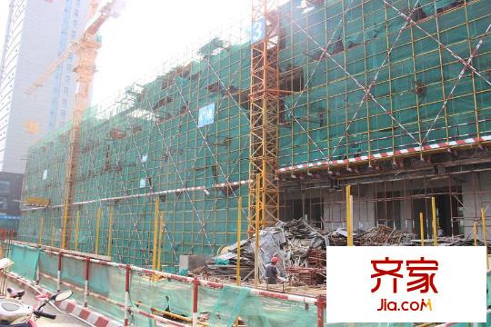 卓信EHO國際社區(qū)4號樓施工至4層（2015-9-14）