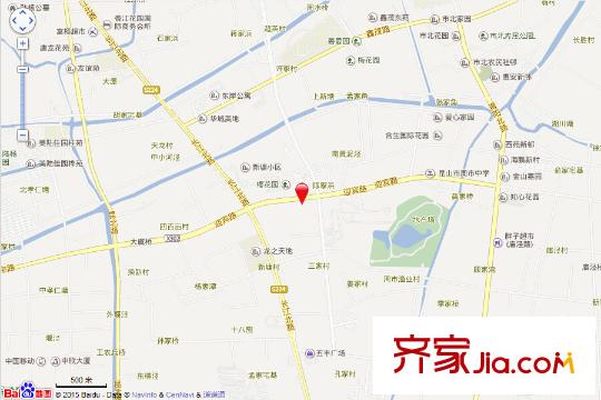 宇業(yè)天逸華庭交通圖