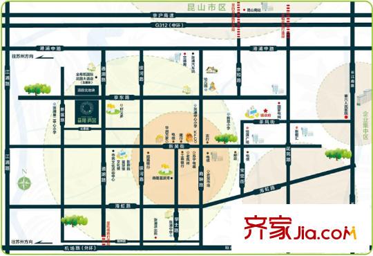 森隆?滿(mǎn)園交通圖