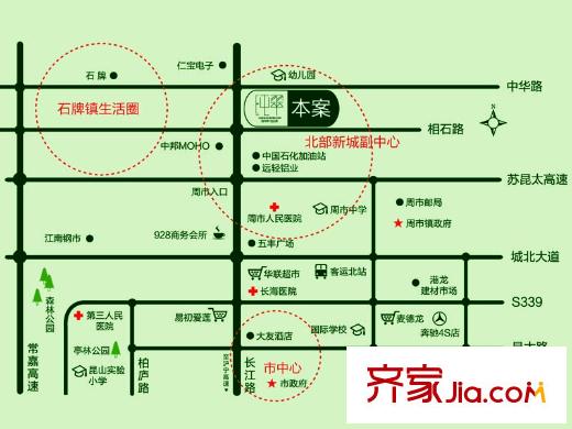 純翠區(qū)位圖