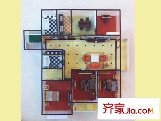 善水一期高層5號樓C戶型 4室2廳2衛(wèi)1廚