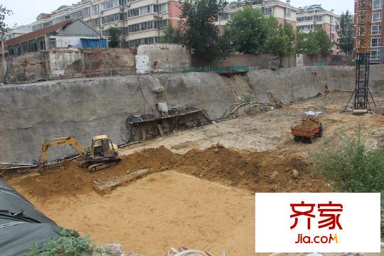 城商名郡3號樓地基施工（2015-08-20）