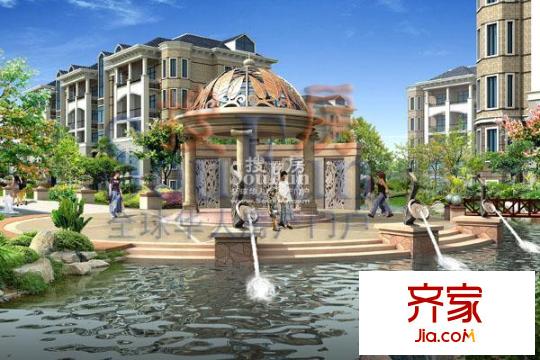 天潤淺水灣小區(qū)景觀