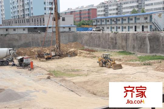 和揚晶立方三期地基施工進度（2015-6-25）