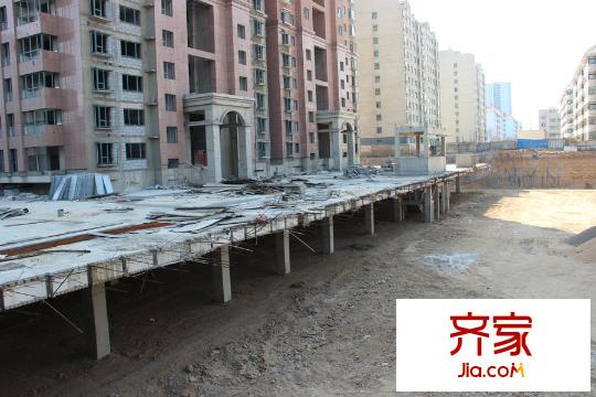 和揚(yáng)晶立方二期4#地下室施工進(jìn)度（2015-3-31）