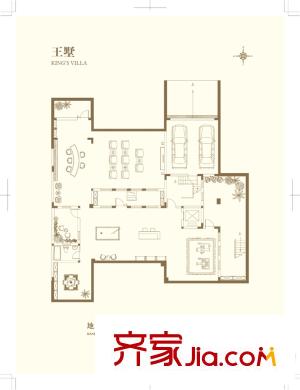 觀林一品王墅戶型圖 2室2廳