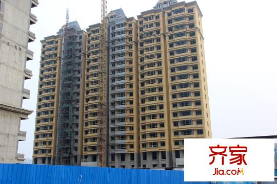 帝景國際1號樓外立面施工（2015-10-16）