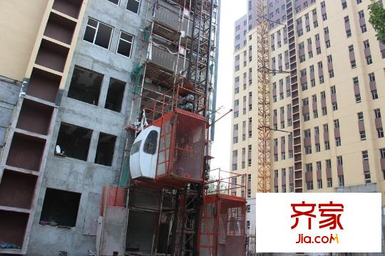 櫻海攬郡高層3/4#樓外墻施工（2015-9-8）