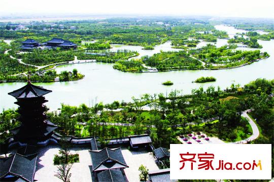 恒信伯爵莊園向西30米白浪河濕地公園
