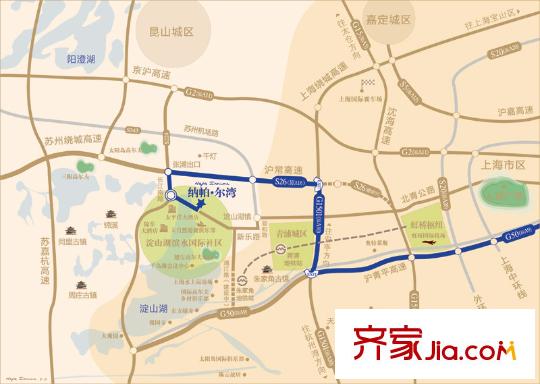 納帕爾灣交通圖區(qū)位圖