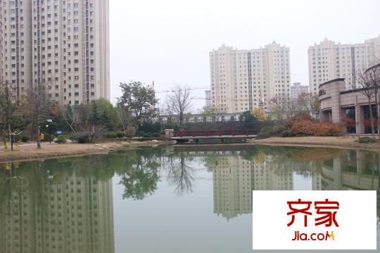 茂華紫苑公館小區(qū)內(nèi)部湖景(2015-11-20)