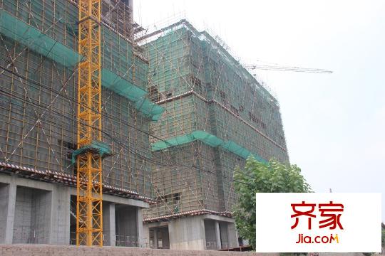 茶博城御府2號高層樓體施工（2015-8-12）