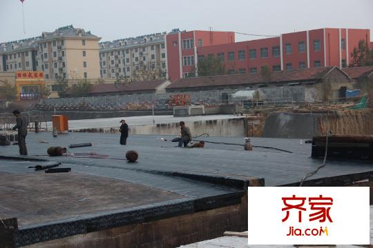 金都聚福園防水層施工（2015-11-27）