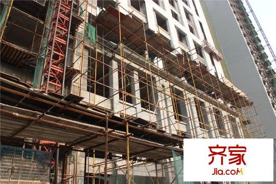恒易寶蓮金融中心白浪河一側(cè)商鋪進度（2015-09-23）