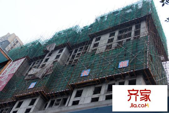 萬(wàn)合華庭8號(hào)樓主體施工（2015-11-19）