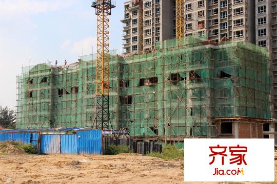西湖御景12號樓主體施工（2015-09-15）