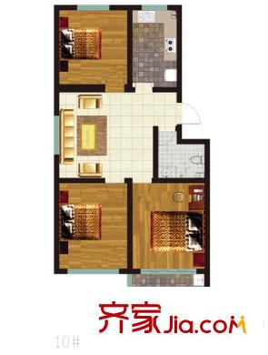 峽山樂港花園多層D戶型 3室1廳1衛(wèi)1廚
