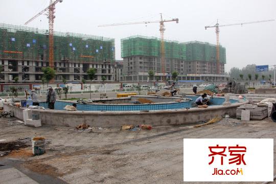 三友鼎盛園大門施工（2015-07-16）