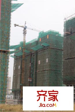 九州方圓國際高層6號(hào)樓主體已封頂（2015-11-05）
