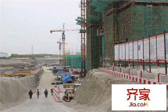 九州方圓國際高層5號(hào)樓建至地上2層（2015-11-05）