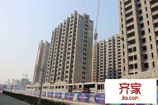 青州龍苑一期高層施工進度（2014-10-27）