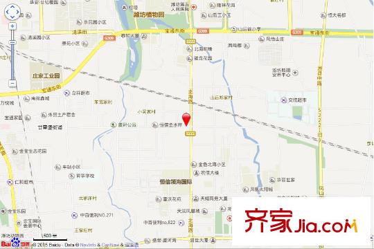 恒信金水岸交通圖