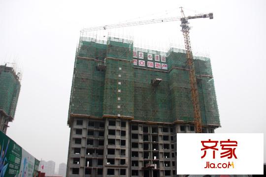 虞河生活城9號(hào)樓主體施工（2015-11-20）
