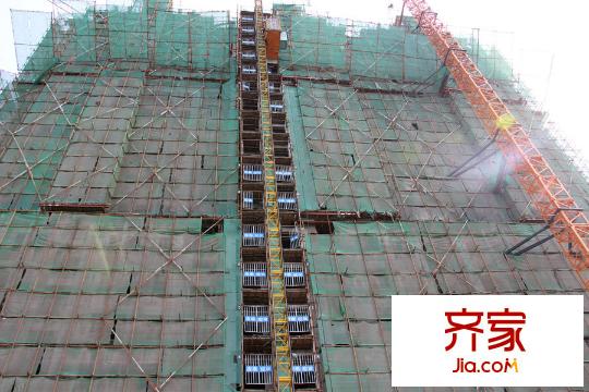 銀楓家園34號(hào)樓主體施工（2015-09-07）