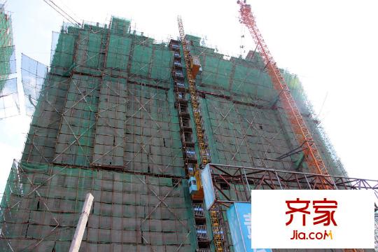 銀楓家園35號(hào)樓主體施工（2015-09-07）