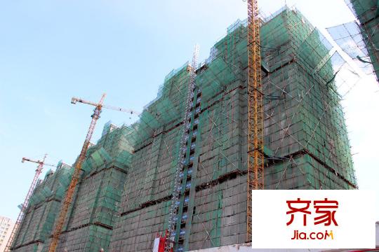 銀楓家園36/37號(hào)樓主體施工（2015-09-07）