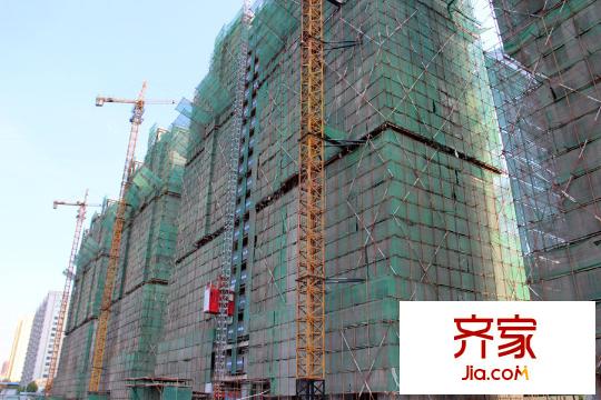 銀楓家園36/37號(hào)樓主體施工（2015-09-07）