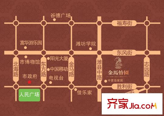 金馬怡園交通圖