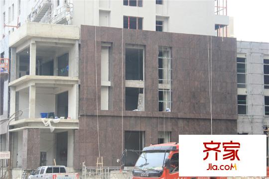銀泉廣場沿街底商施工實(shí)景（20150728）