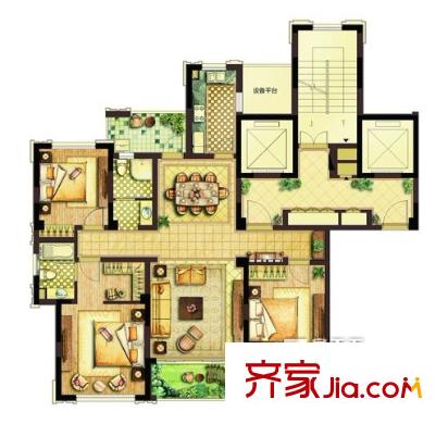 和頤都市綠洲 戶型圖